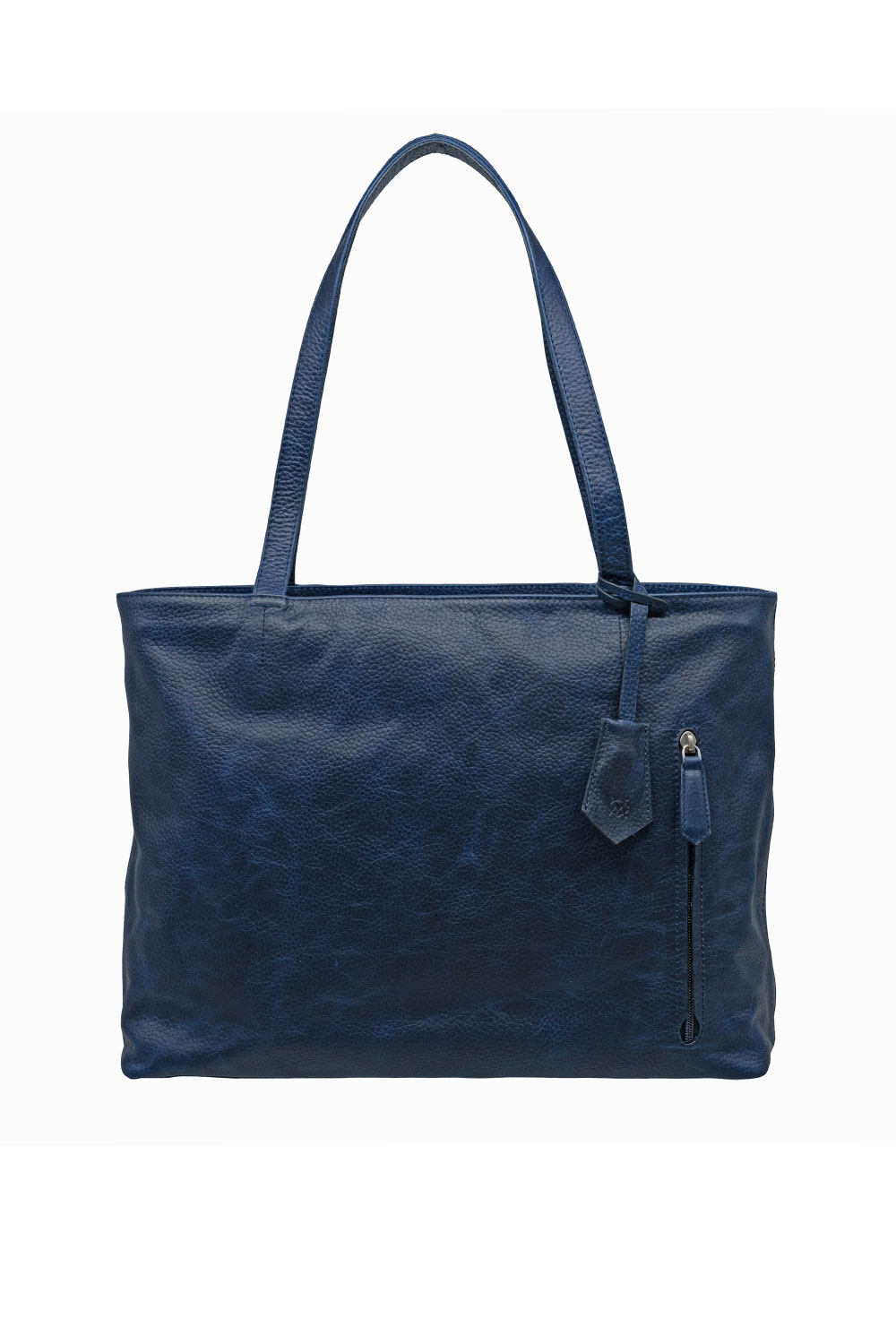 レザートートバッグ LONDON NAVY ネイビー紺