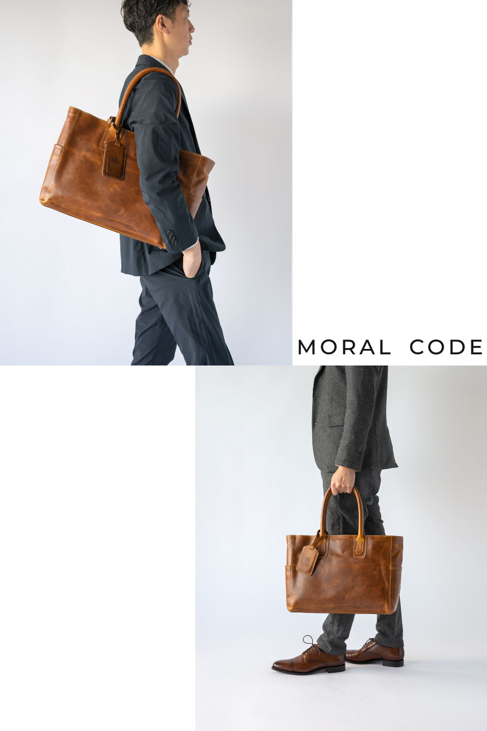 MORAL CORD CROSBY-Ⅱ BROWN トートバッグ - バッグ